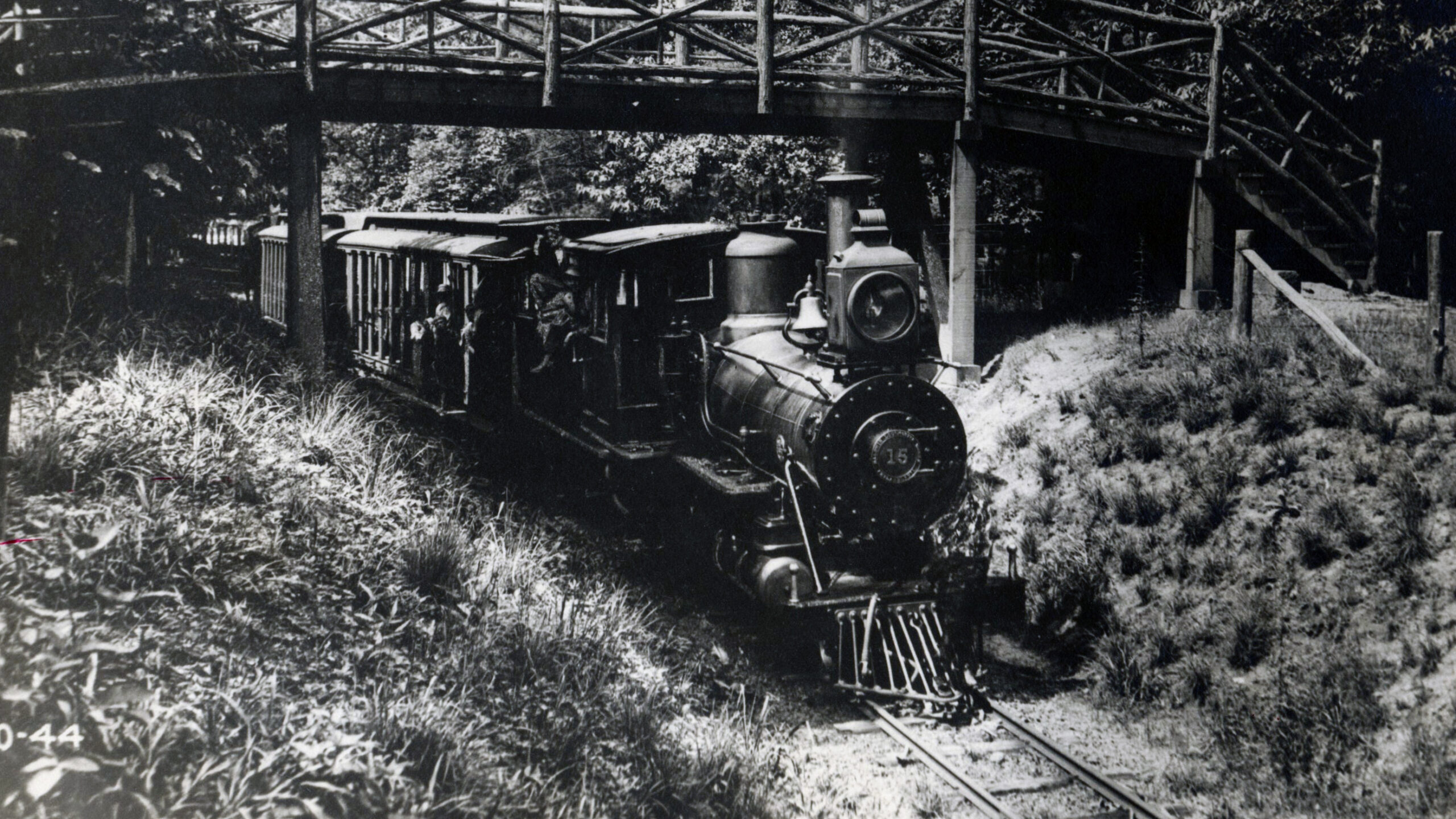 When Robert Coleman's twofoot railway snaked through the hills of