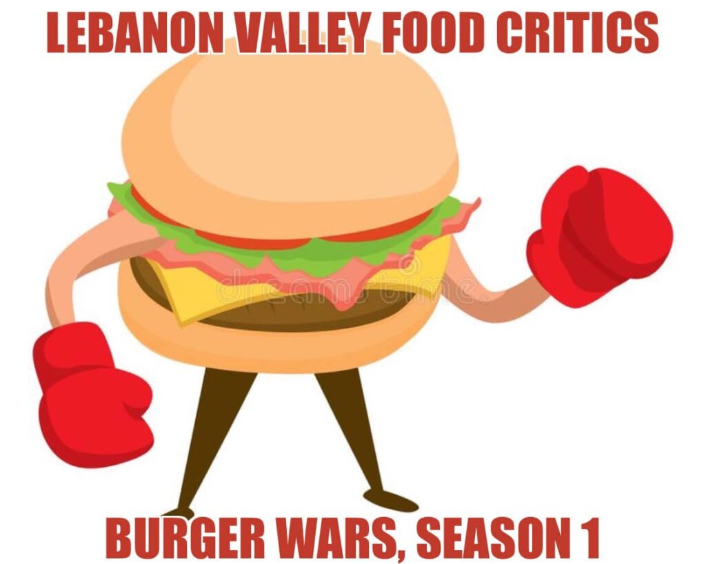 Burger Wars: The final results of Season One (Lebanon Valley Food 